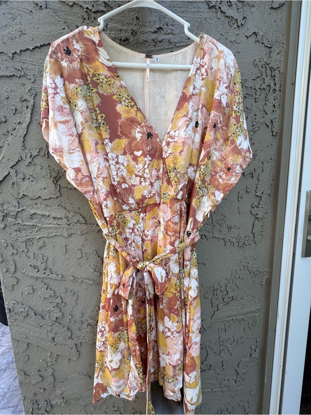 Free People Freddy Tie Mini Dress Women's Size XL - Picture 4 of 15